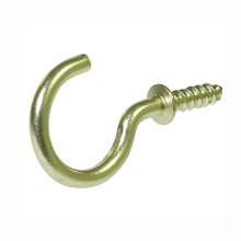 China custom stainless steel/carbon steel cup hooks with thread,thread hooks